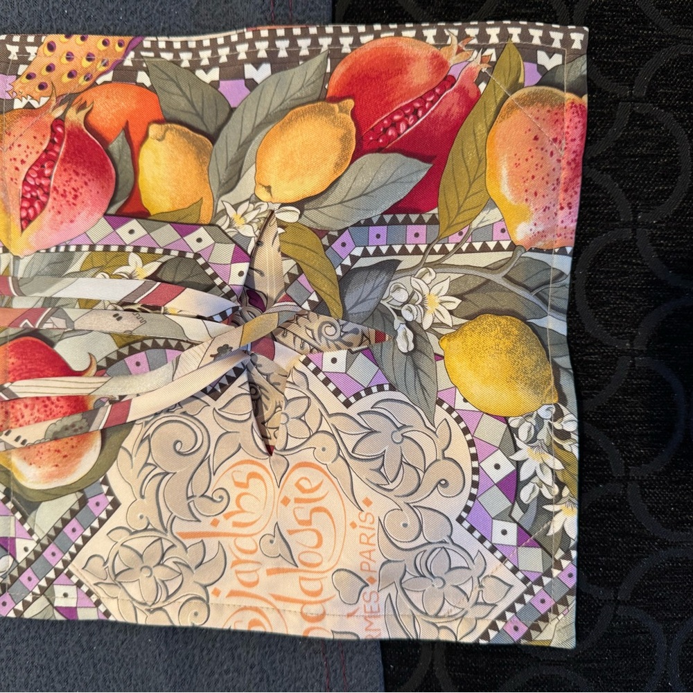Hermes scarf handbag